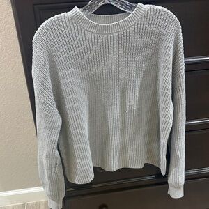 BP Light Gray Ribbed Sweater